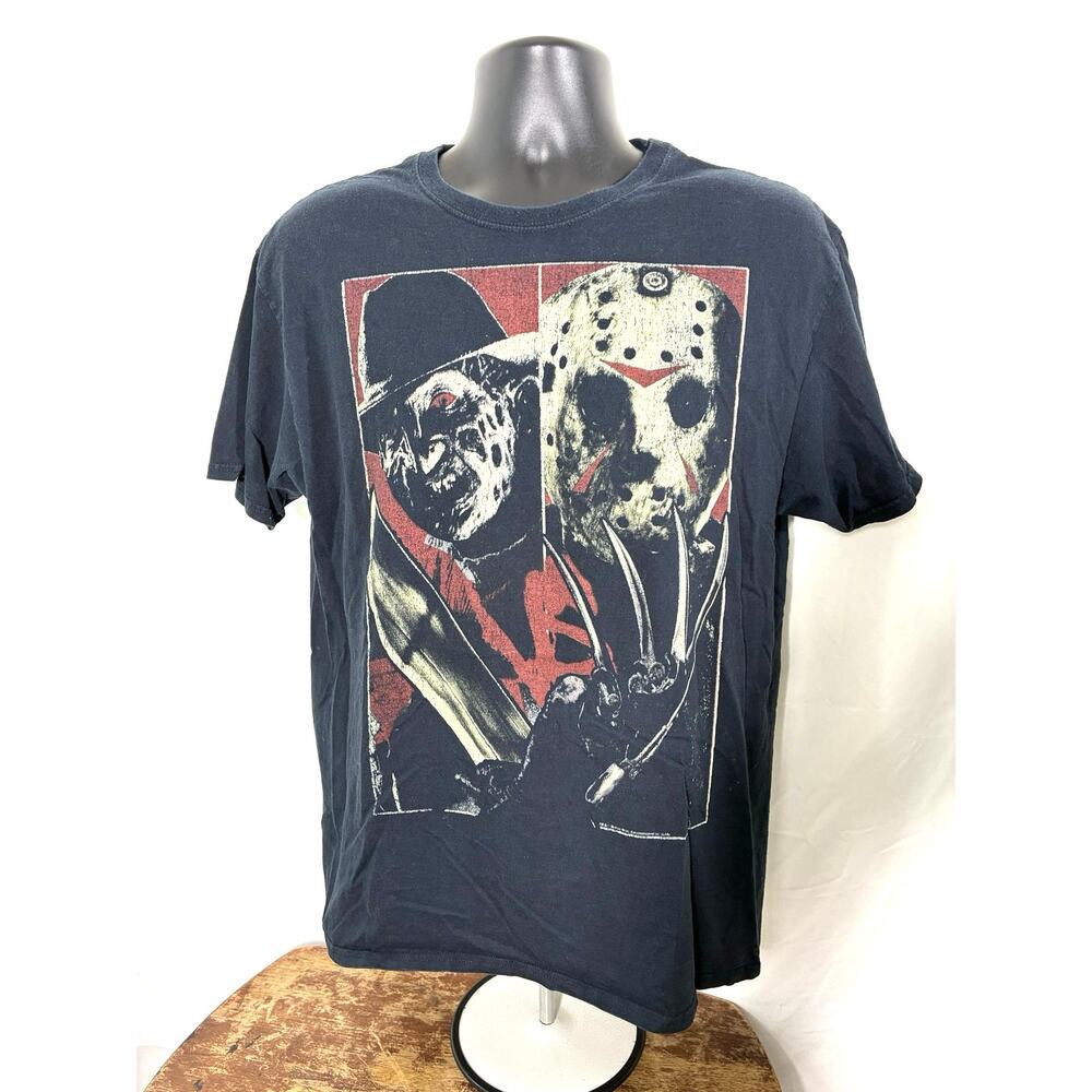 Freddy Jason Horror Movie Graphic Tee L